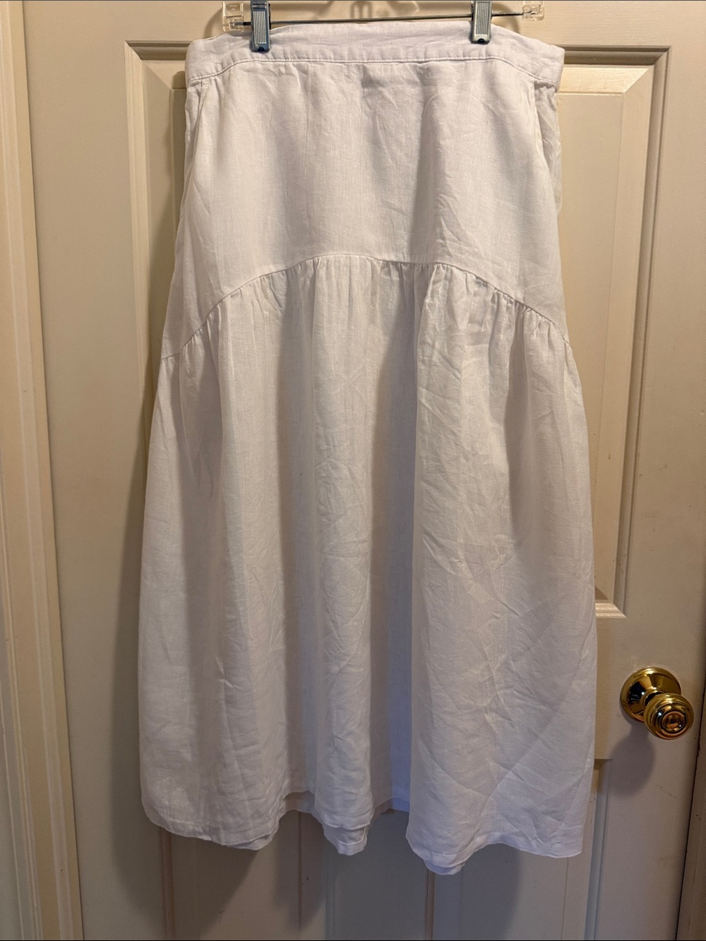 Joie White Tiered Maxi Skirt beautiful for summer